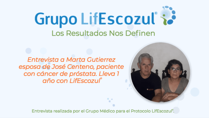 Resultados obtenidos en el Protocolo LifEscozul® en el paciente José Centeno