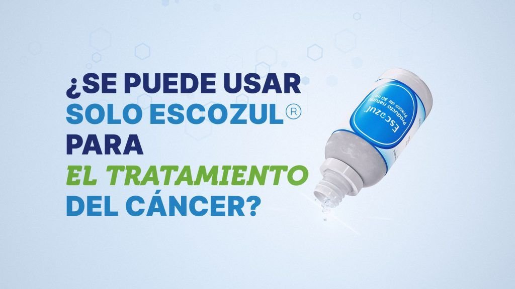 ¿Se puede usar solo Escozul® para el tratamiento del cáncer?